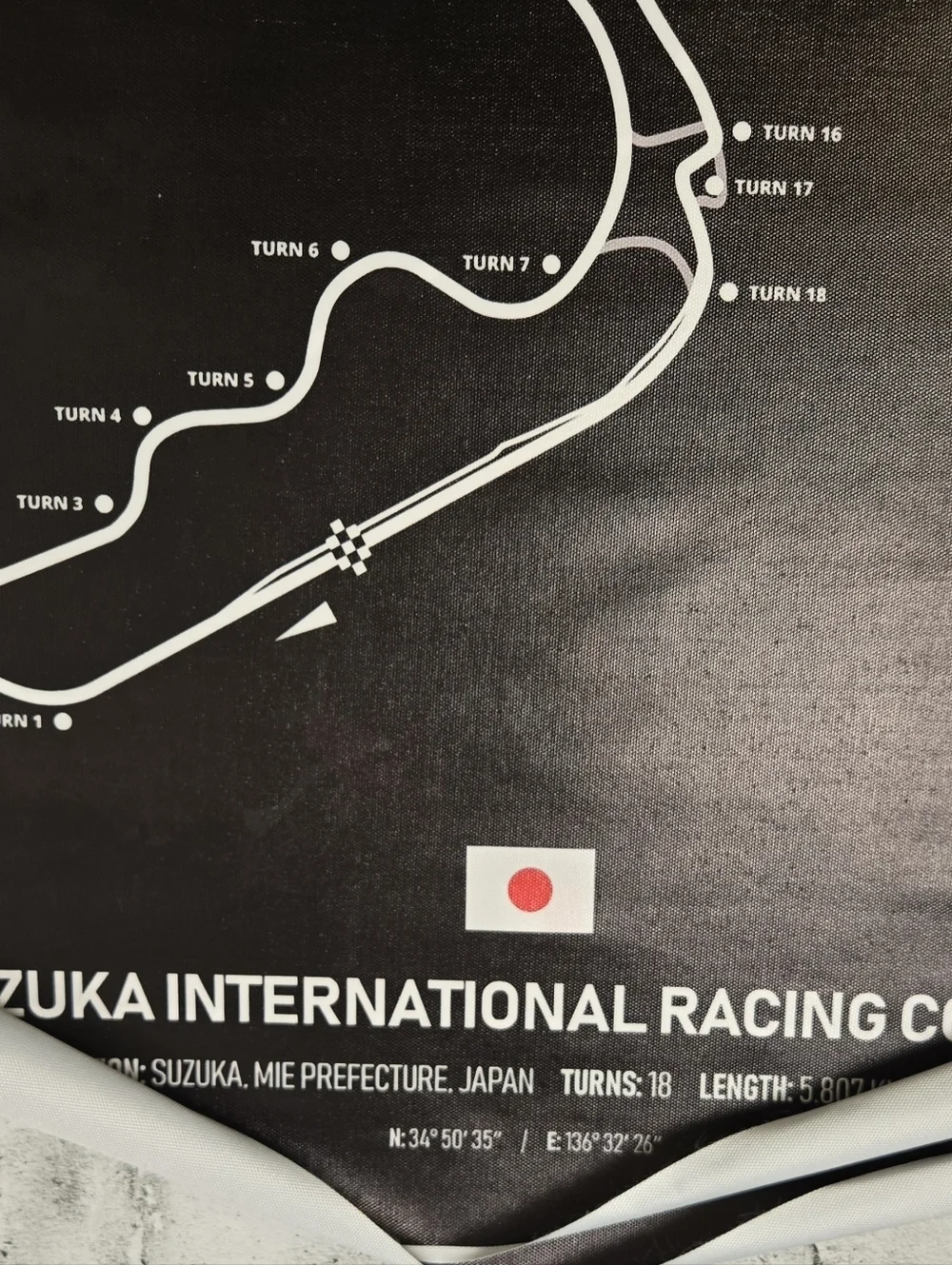 F1 Racing Circuit Posters Monaco Suzuka Monza Wall Art Set